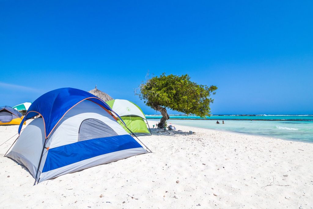 tablet portrait horizontal rectangle retina Camping on Baby Beach for Easter Weekend Tradition of Aruba Camping on Baby Beach