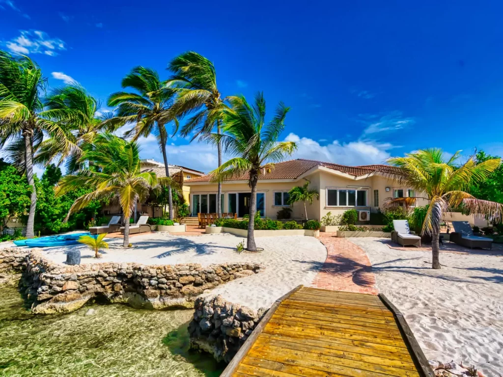 backyard with beach