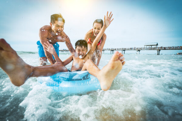 Family at Pier 60 Clearwater Beach 1